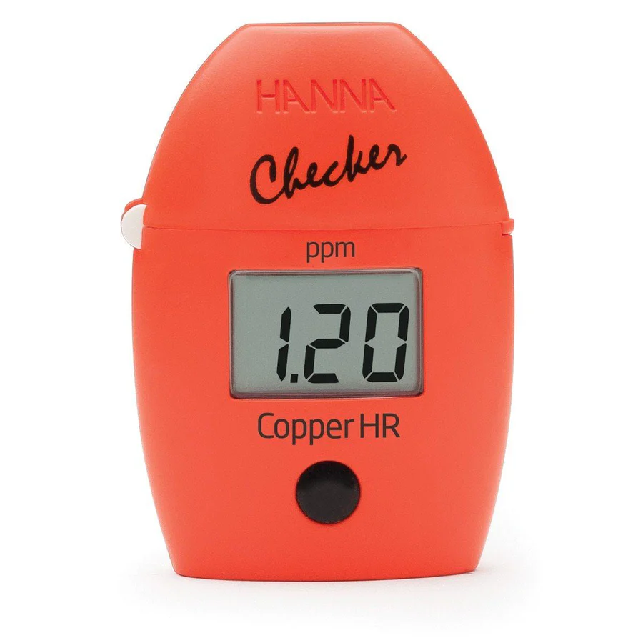 Hanna Checker HC HI702 til høje kobberniveauer i ferskvand (0,00 til 5,00 mg/l)